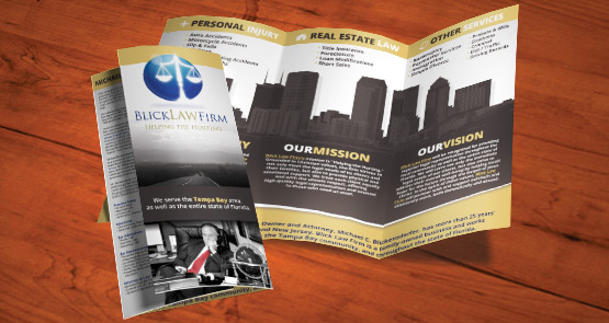 Brick Law Firm Brochure Design