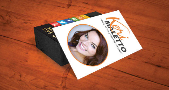 Keri Maletto Business Card Design