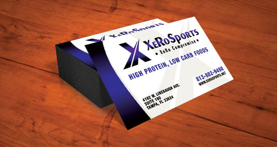 Xero Sports Business Card Design